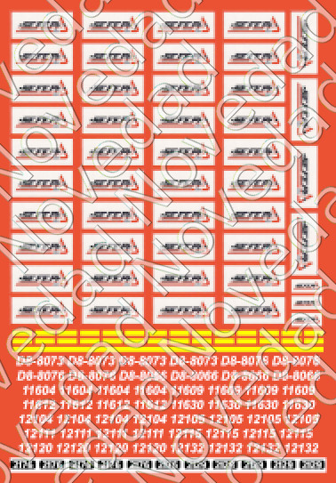 H0 Calcos Serv Ferroviarios Patagonicos - SEFEPA OR2121 - Nuevo